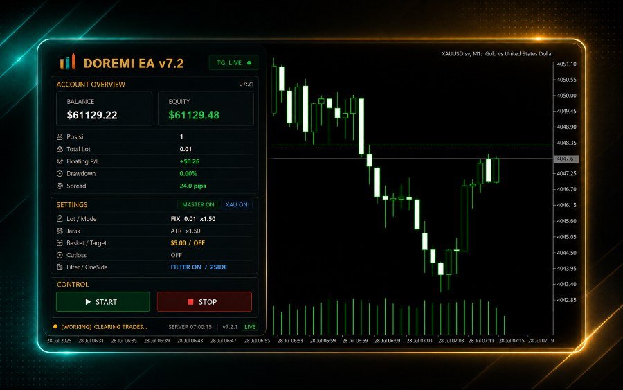 Tampilan Dashboard